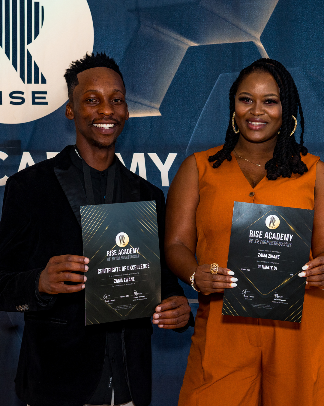 Example RISE Academy graduate profile