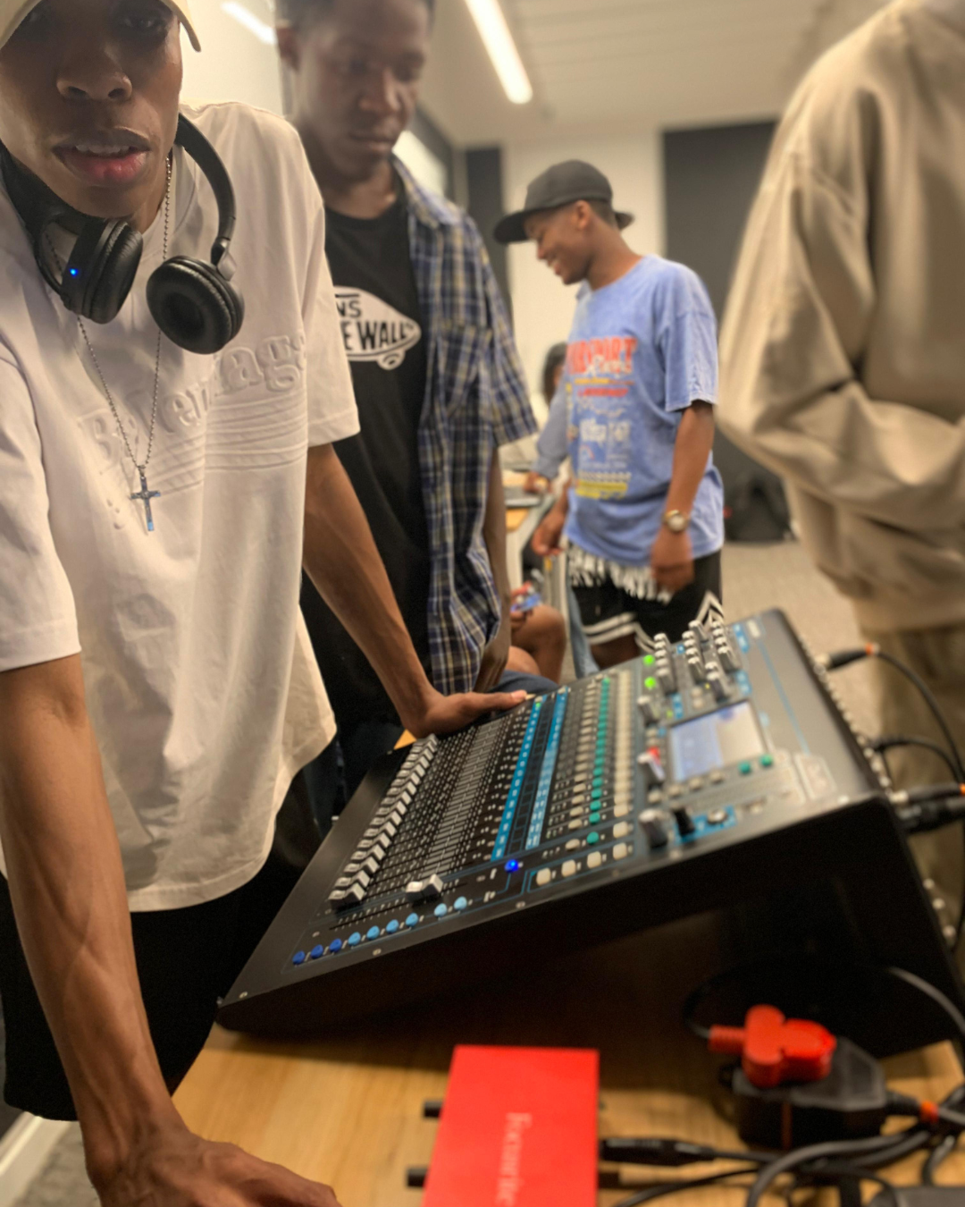 RISE Academy practical studio session