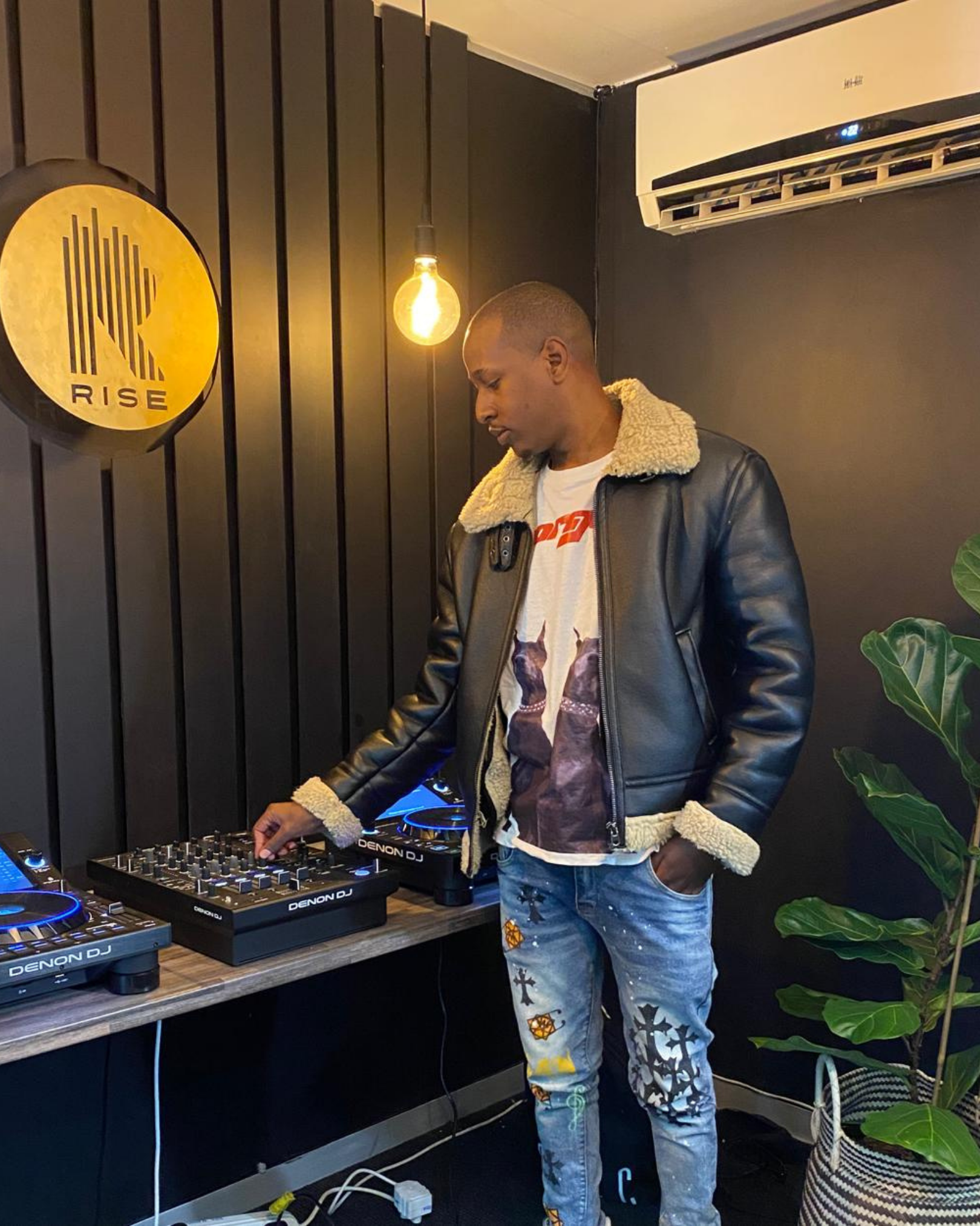 DJ training at RISE Academy